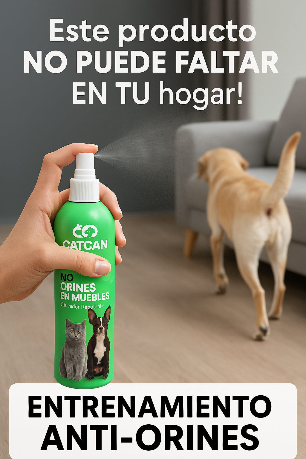 REPELENTE PARA ENTRENAMIENTO DE MASCOTAS